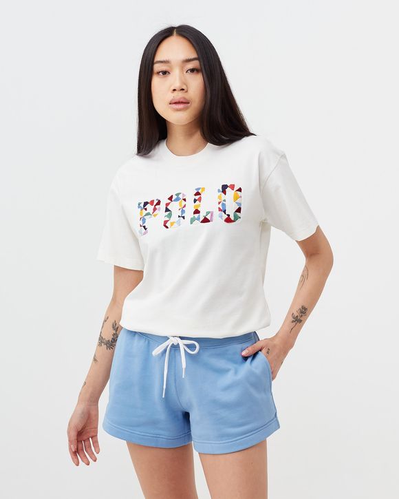 WMNS embroidered polo t-shirt