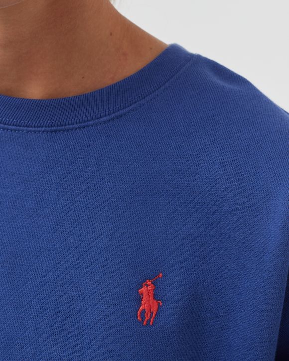 WMNS Striped-Trim Fleece Sweatshirt