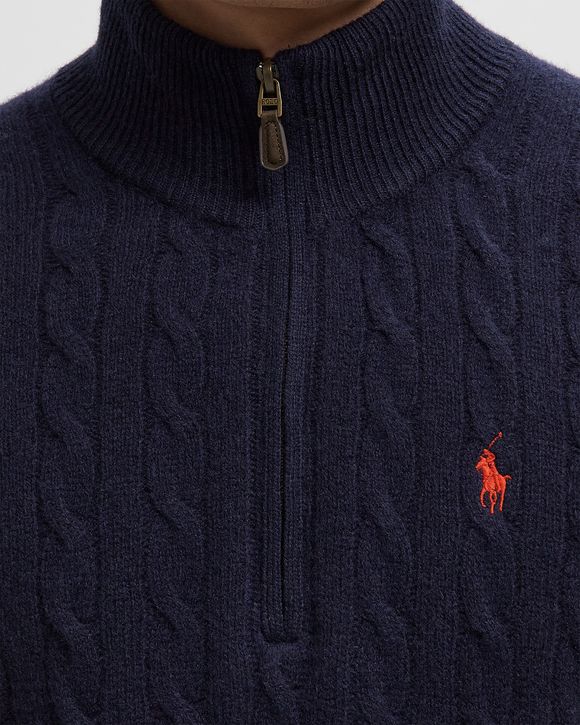 ZIP KNIT PULLOVER