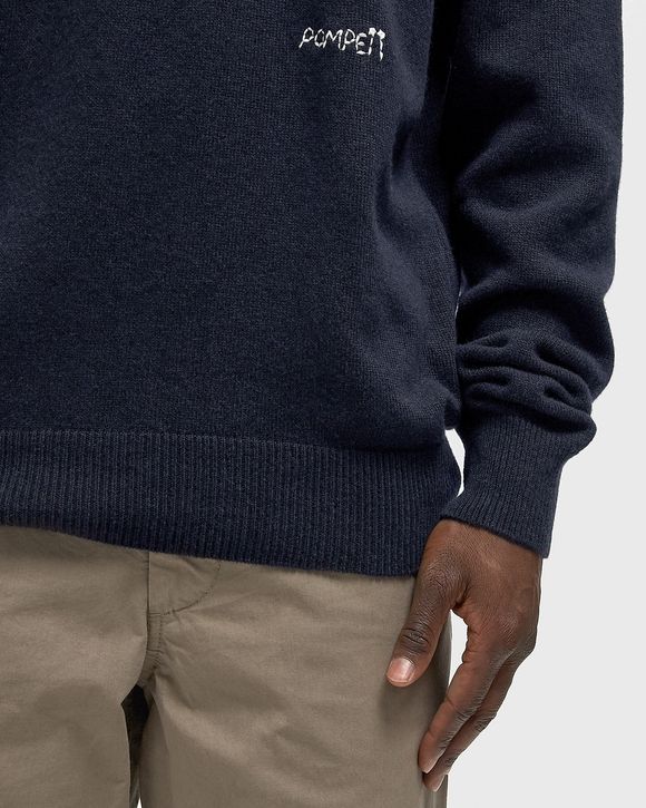EQUESTRIAN NAVY KNIT SWEATER