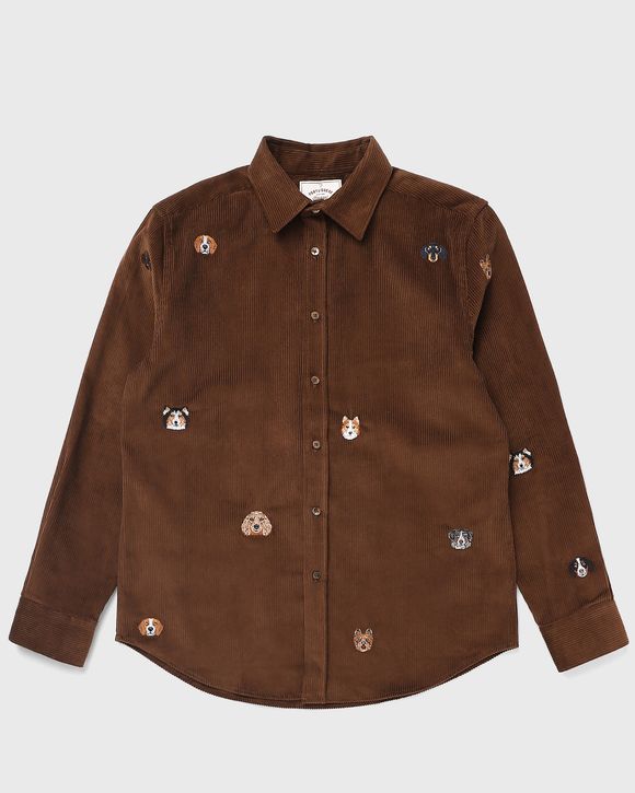 Lobo Brown Embroidery