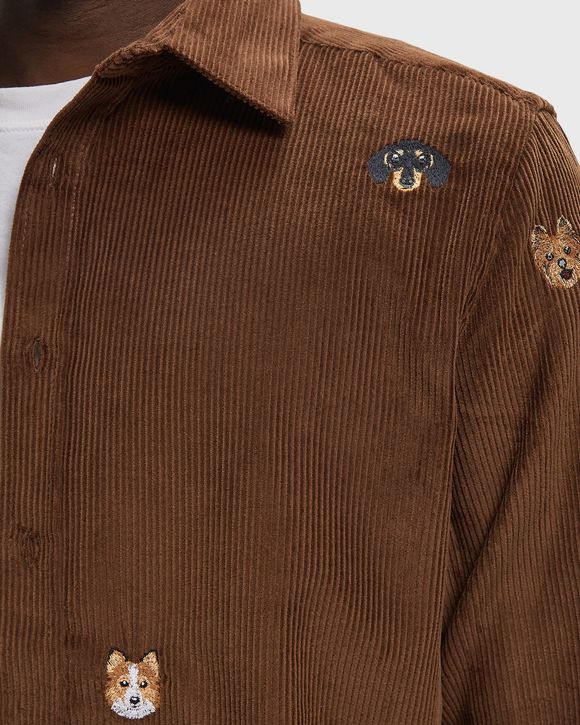 Lobo Brown Embroidery