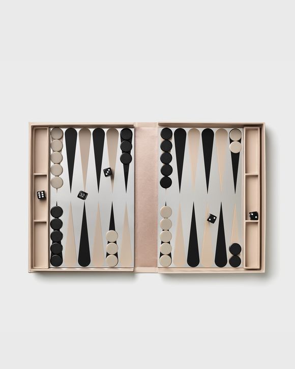 Classic Art Of Backgammon Mirror Beige/Clear