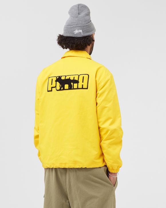Puma PUMA x MAISON KITSUNE Coach Jacket Yellow | BSTN Store