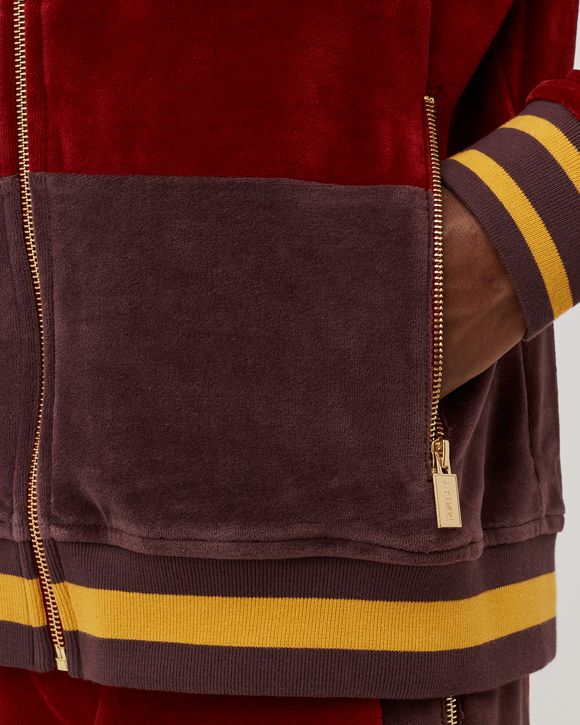TYE VELOUR TRACK JACKET
