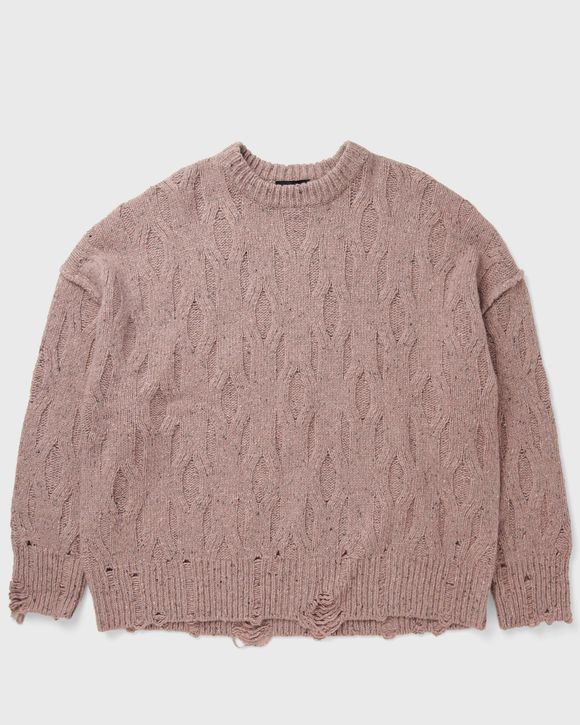 DISTRESS KNIT SWEATER