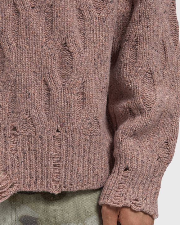 DISTRESS KNIT SWEATER
