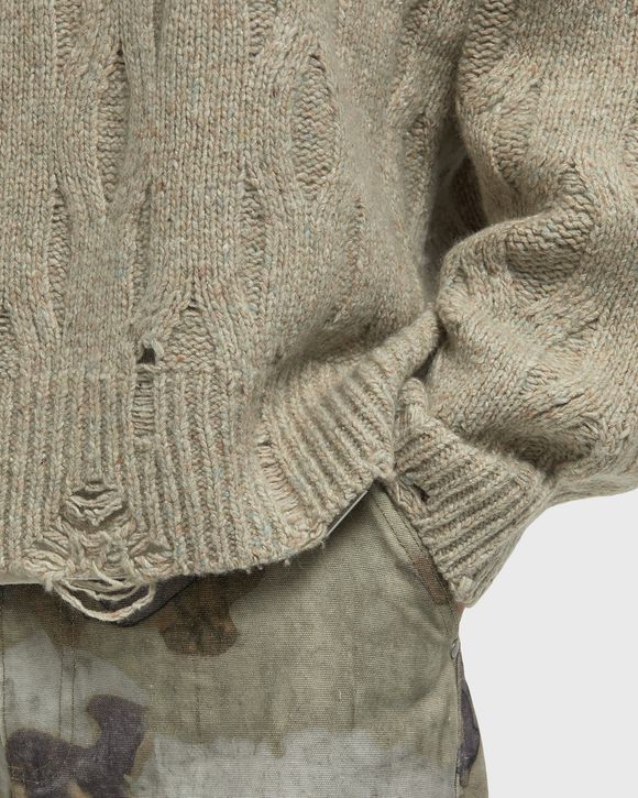 DISTRESS KNIT SWEATER