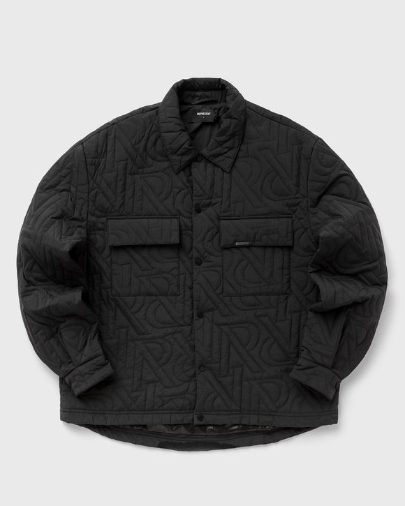 INITIAL QUILTED OVERSHIRT
