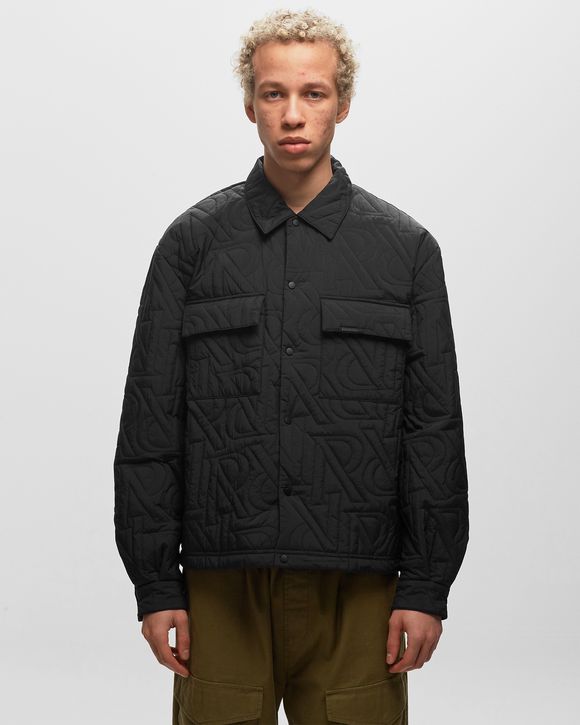 INITIAL QUILTED OVERSHIRT