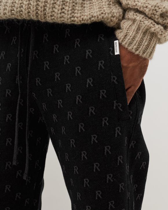 INTARSIA INITIAL SWEATPANTS