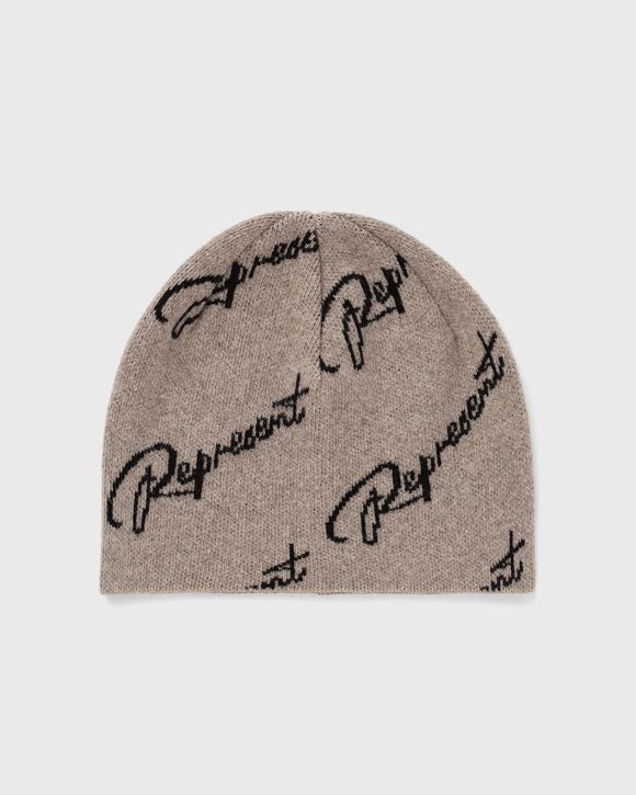 REPRESENT JAQUARD BEANIE