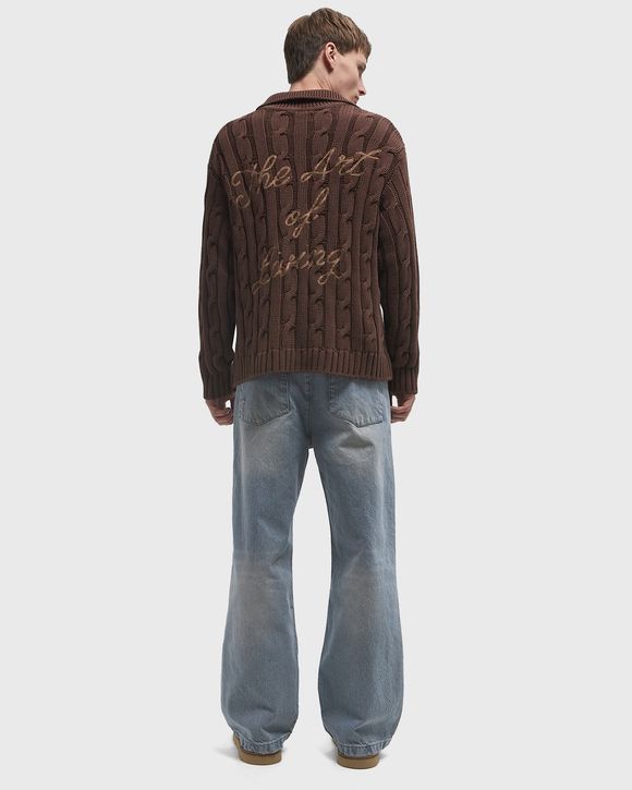 X POMPEII THE ART OF LIVING POLO KNIT