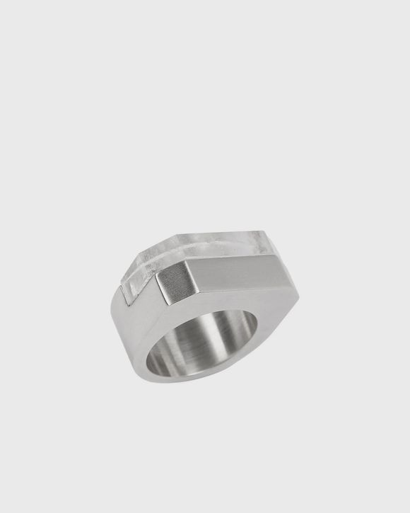 Rick Owens RING-DOUBLE CRYSTAL HOLLYWOOD RING Multi | BSTN Store