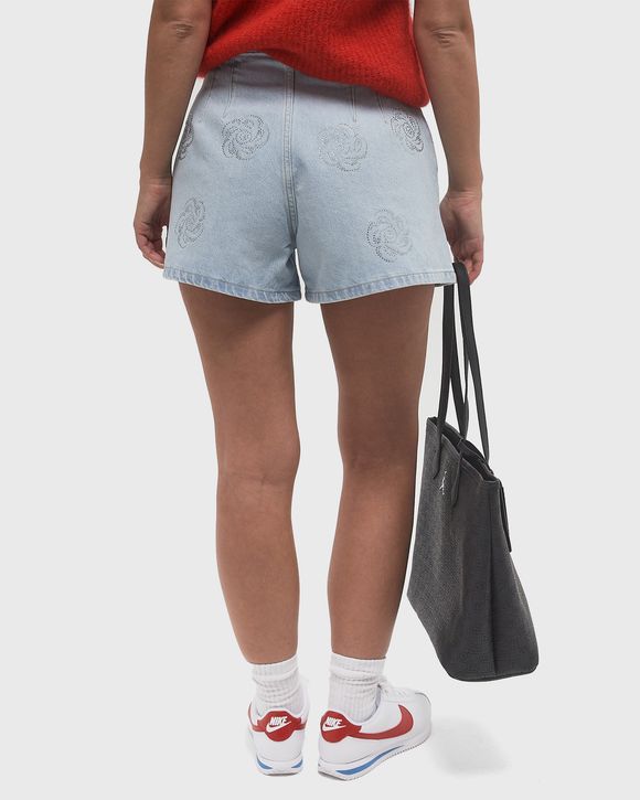 Denim Studs Shorts