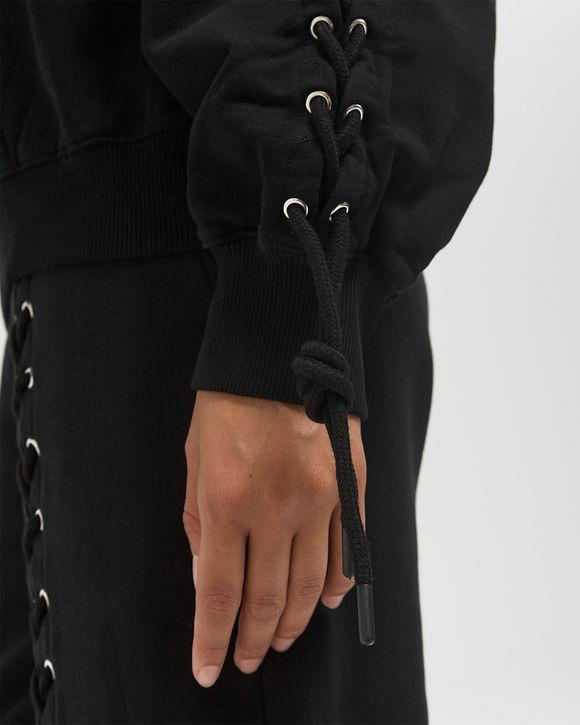 LACING CREWNECK