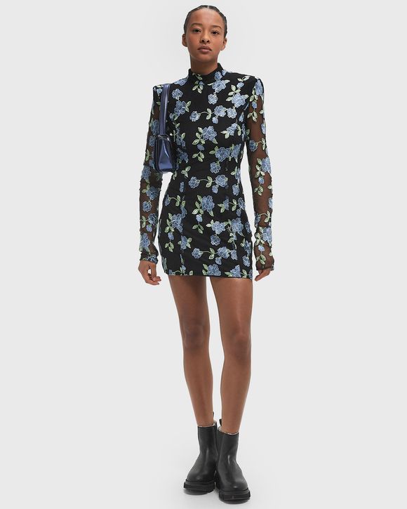Mesh Mini Ls Dress