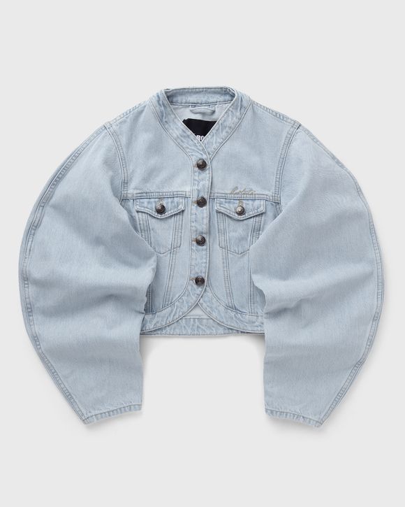 Round Sleeve Denim Jacket