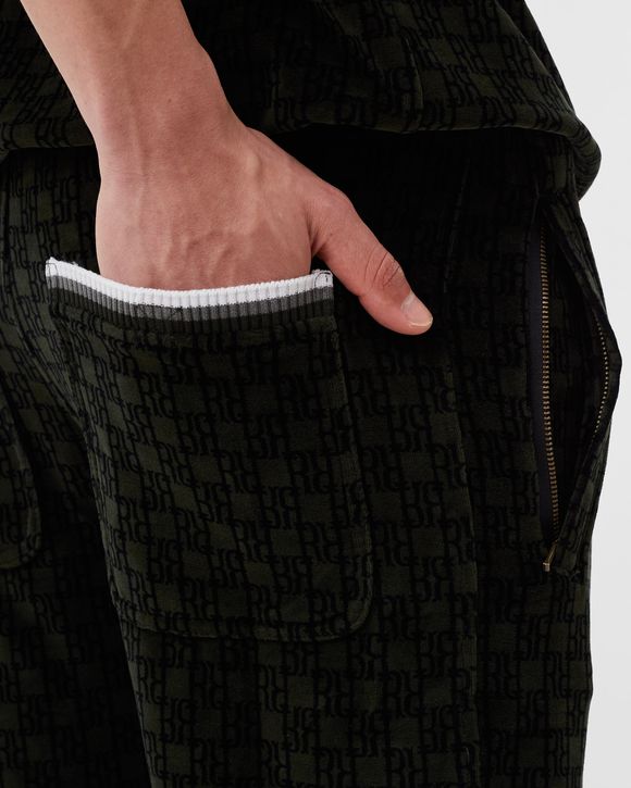 RR Monogram Velour Pants