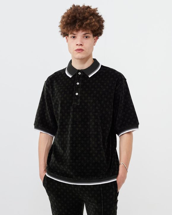 RR Monogram Velour Polo