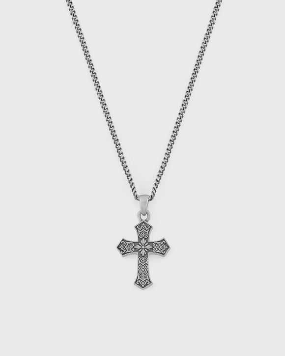 Silver Gothic Cross Necklace