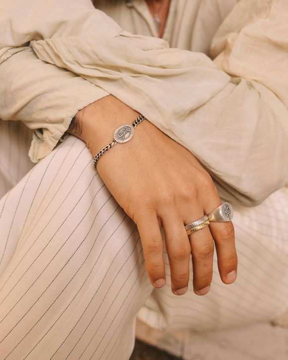 Silver Halo Ring