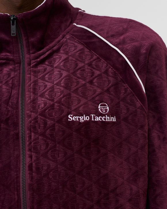 DEBOSSED VELOUR TRACK JACKET