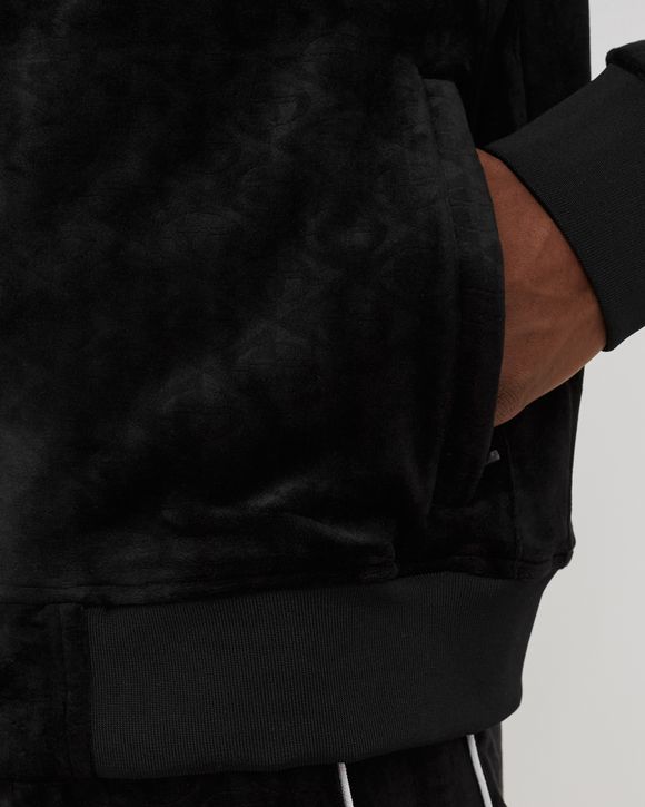 DEBOSSED VELOUR TRACK JACKET