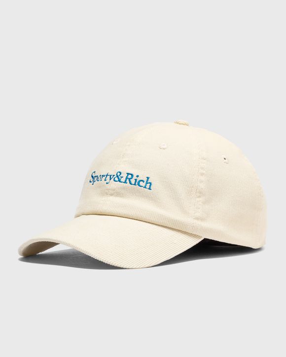 SERIF LOGO CORDUROY HAT