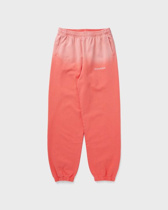 Serif Logo Embroidered Sweatpants Dip Dye