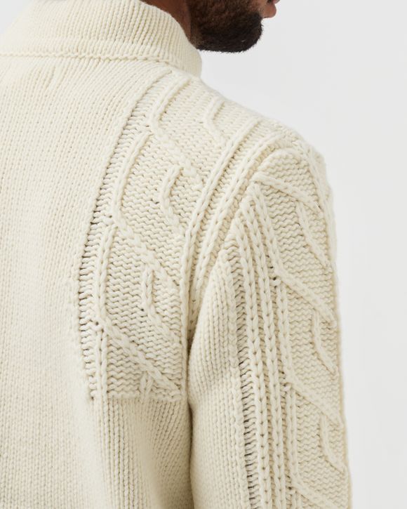 569D4 LAMBSWOOL WITH ARAN MOTIF