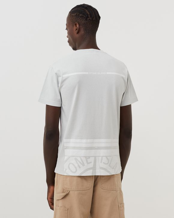 Cotton Jersey "Mosaic Four Print" Tee