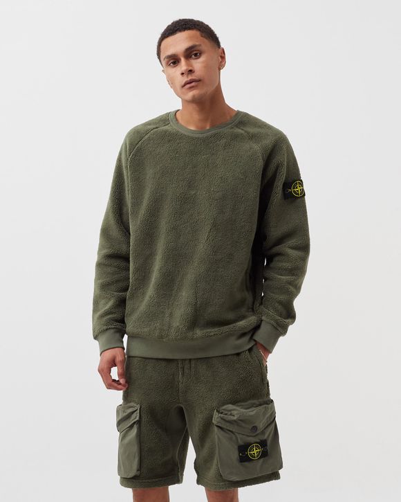 COTTON PILE CREWNECK SWEATSHIRT