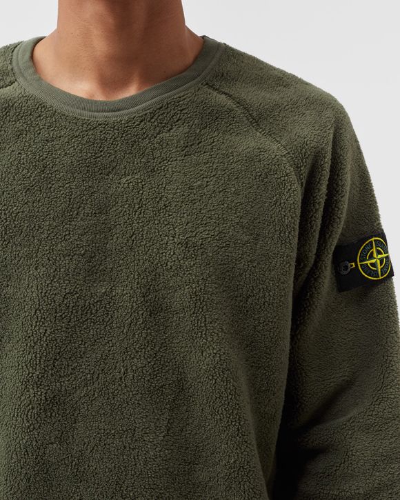 COTTON PILE CREWNECK SWEATSHIRT
