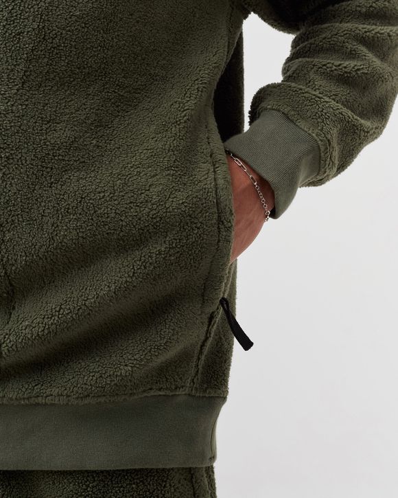 COTTON PILE CREWNECK SWEATSHIRT