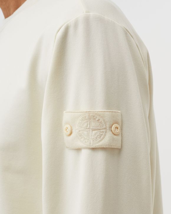Cotton Stretch Fleece Ghost Piece Sweater