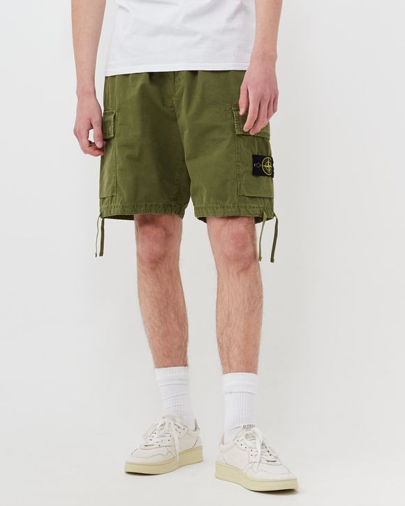 Garment Dyed "Old Effect" Bermuda Shorts
