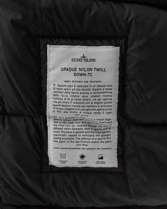 Real Down Jacket Opaque Nylon Twill