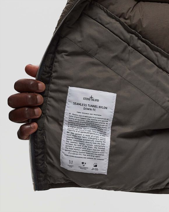 SEAMLESS TUNNEL NYLON DOWN ZIP VEST