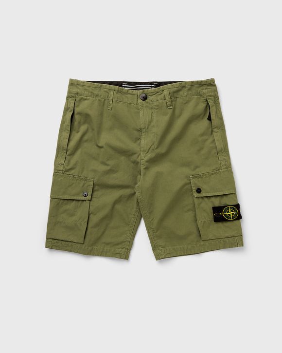 Slim Bermuda Brushed Cotton Canvas