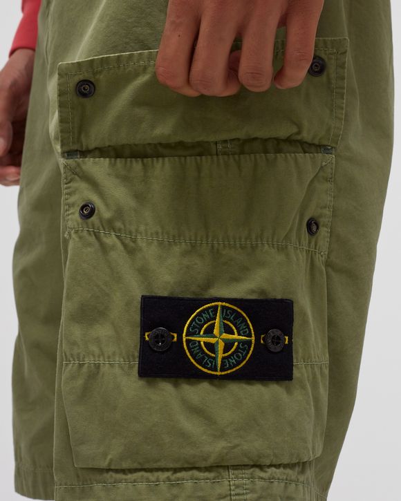 Slim Bermuda Brushed Cotton Canvas
