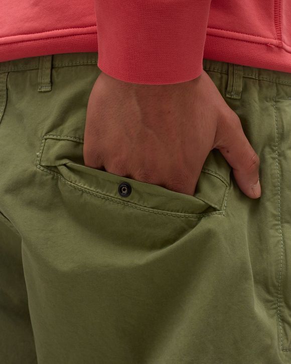 Slim Bermuda Brushed Cotton Canvas