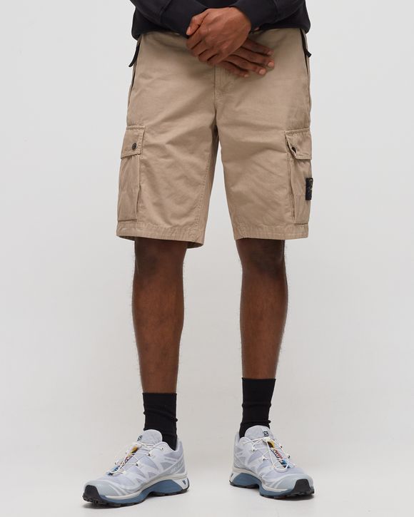 Slim Bermuda Brushed Cotton Canvas
