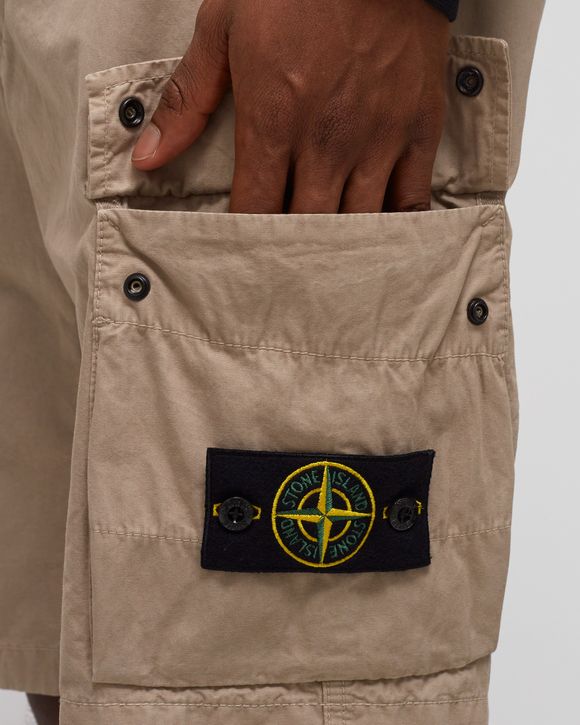 Slim Bermuda Brushed Cotton Canvas