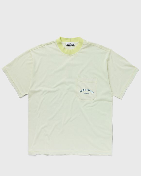 Tee Chalk Plating Cotton Jersey, Stone Island Marina