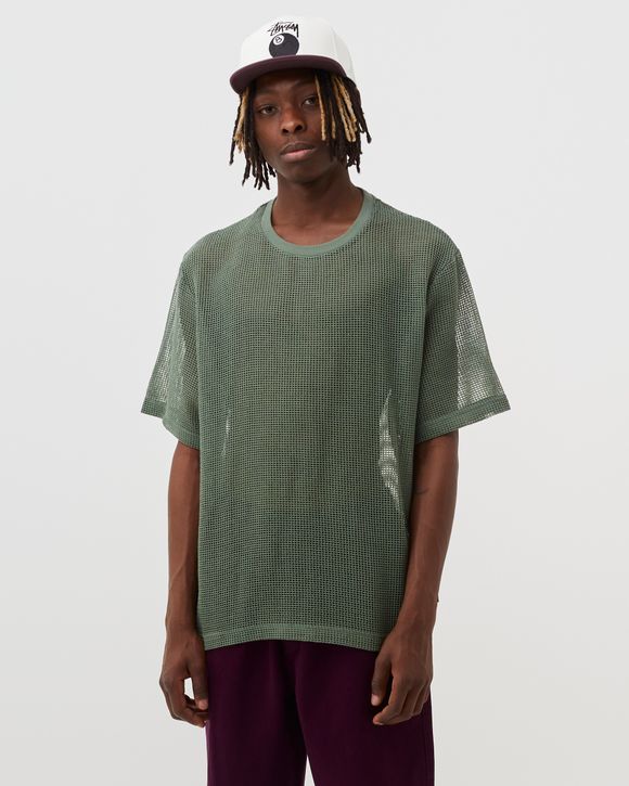 Cotton Mesh SS Crew