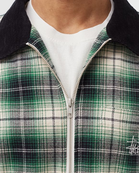 Frank Plaid Zip Longsleeve Shirt
