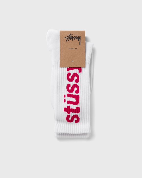 Helvetica Jacquard Crew Socks
