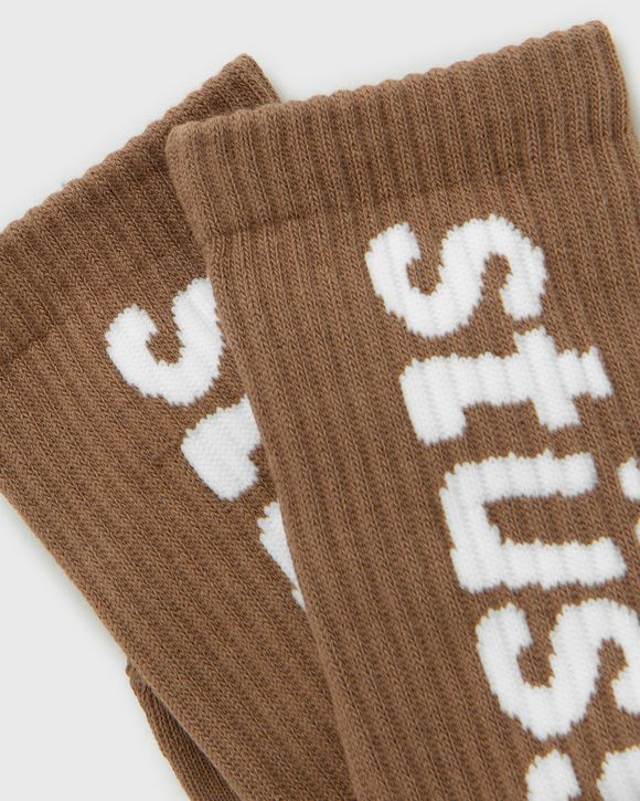 Helvetica Jacquard Crew Socks