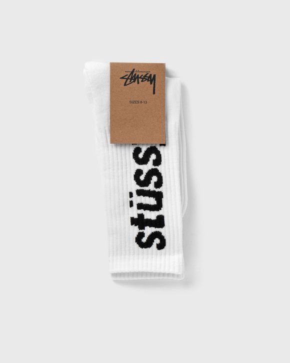 Helvetica Jacquard Crew Socks
